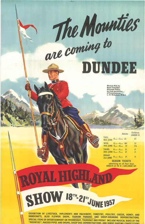Poster - Dundee 1957